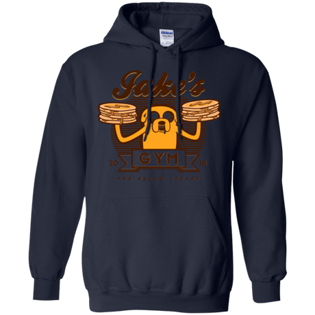 Sweatshirts Navy / Small Bacon lovers gym Pullover Hoodie