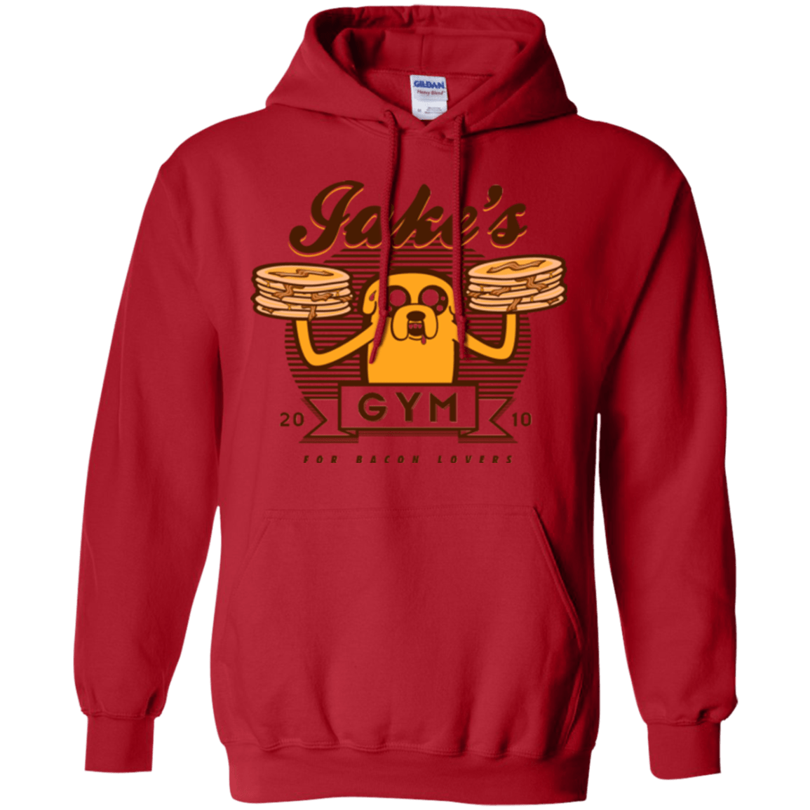 Sweatshirts Red / Small Bacon lovers gym Pullover Hoodie