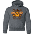 Sweatshirts Dark Heather / YS Bacon lovers gym Youth Hoodie