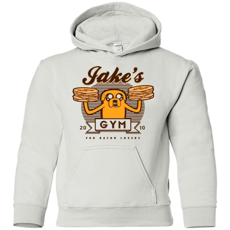 Sweatshirts White / YS Bacon lovers gym Youth Hoodie