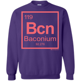 Sweatshirts Purple / Small Baconium Crewneck Sweatshirt