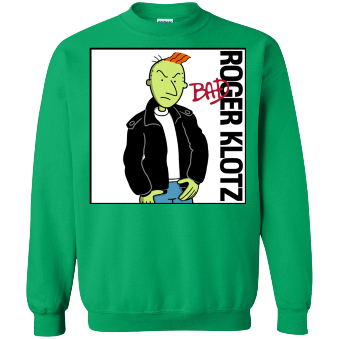 Sweatshirts Irish Green / Small BAD Crewneck Sweatshirt