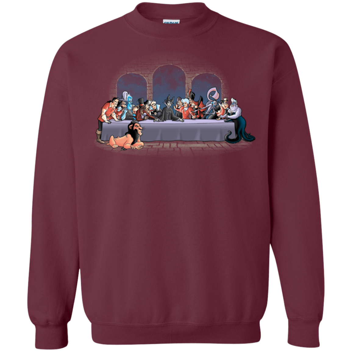 Sweatshirts Maroon / S Bad Dinner Crewneck Sweatshirt