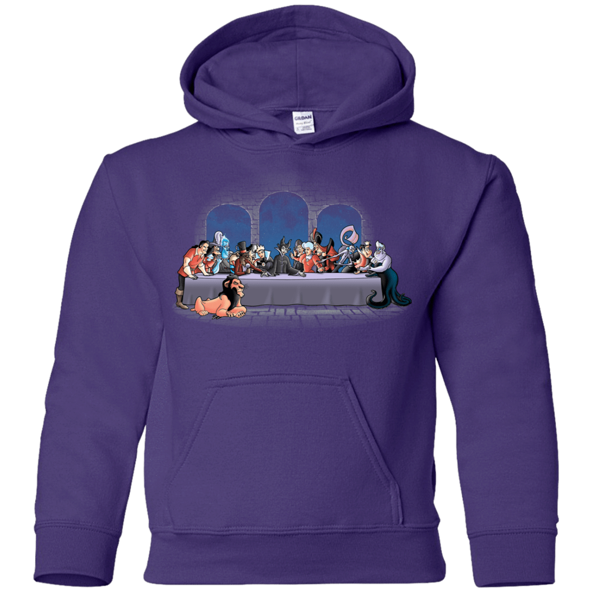 Sweatshirts Purple / YS Bad Dinner Youth Hoodie