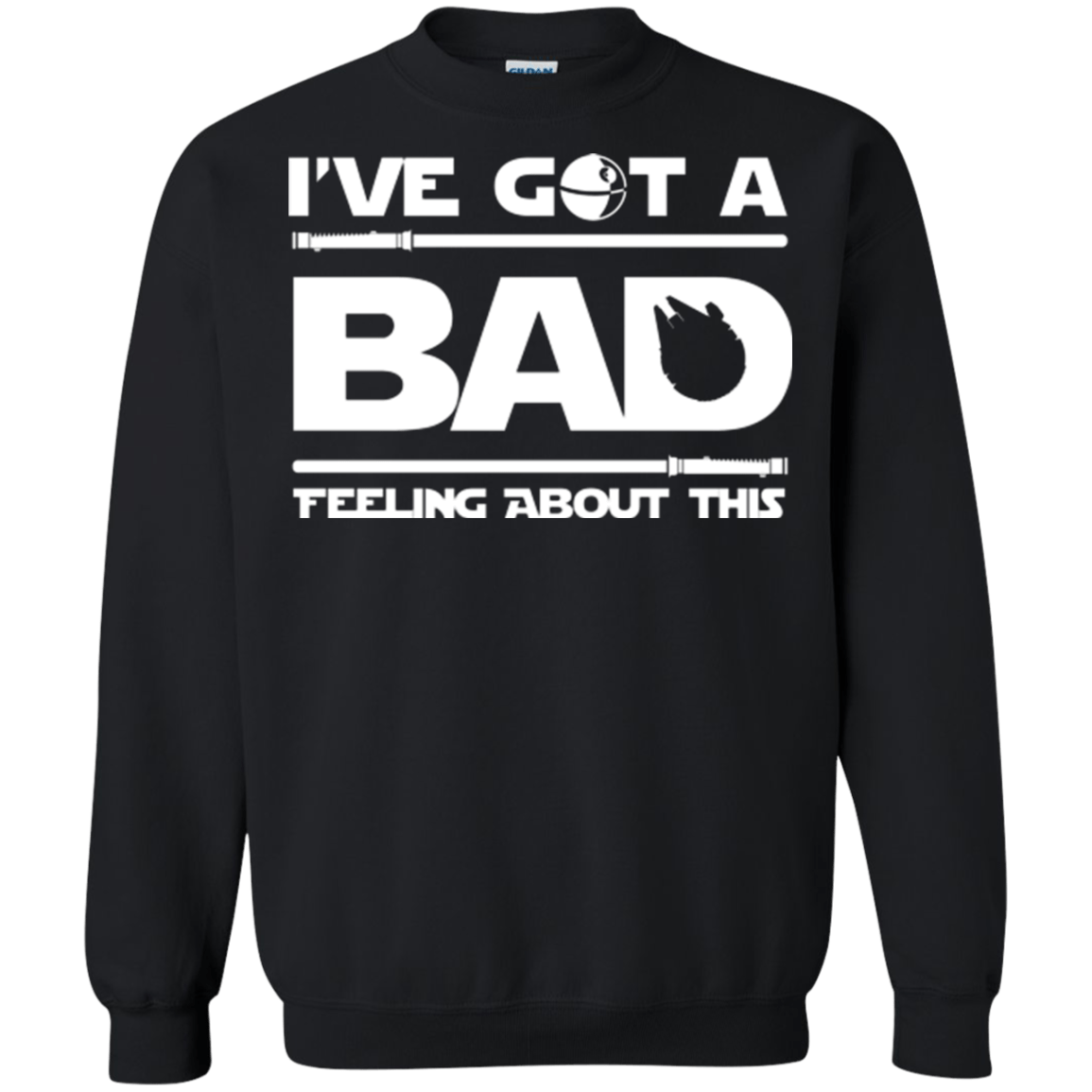 Sweatshirts Black / Small Bad Feeling Crewneck Sweatshirt