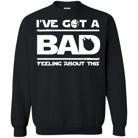 Sweatshirts Black / Small Bad Feeling Crewneck Sweatshirt