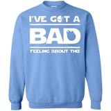 Sweatshirts Carolina Blue / Small Bad Feeling Crewneck Sweatshirt
