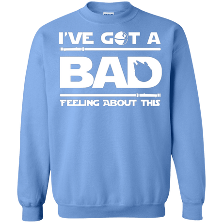 Sweatshirts Carolina Blue / Small Bad Feeling Crewneck Sweatshirt