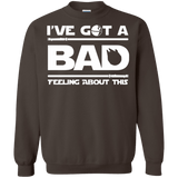 Sweatshirts Dark Chocolate / Small Bad Feeling Crewneck Sweatshirt