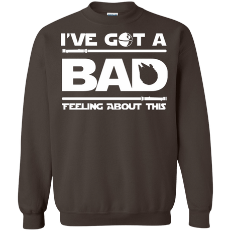 Sweatshirts Dark Chocolate / Small Bad Feeling Crewneck Sweatshirt