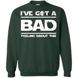 Sweatshirts Forest Green / Small Bad Feeling Crewneck Sweatshirt