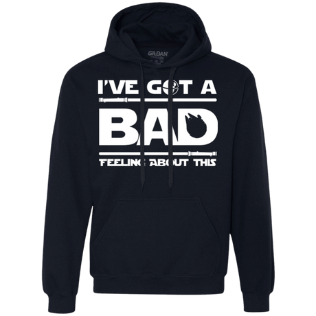 Sweatshirts Navy / Small Bad Feeling Premium Fleece Hoodie
