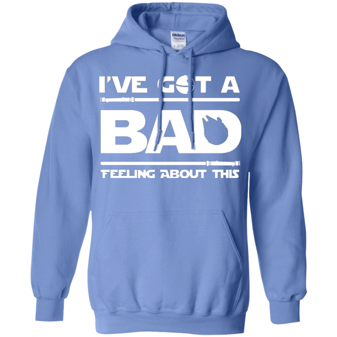 Sweatshirts Carolina Blue / Small Bad Feeling Pullover Hoodie