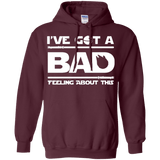 Sweatshirts Maroon / Small Bad Feeling Pullover Hoodie