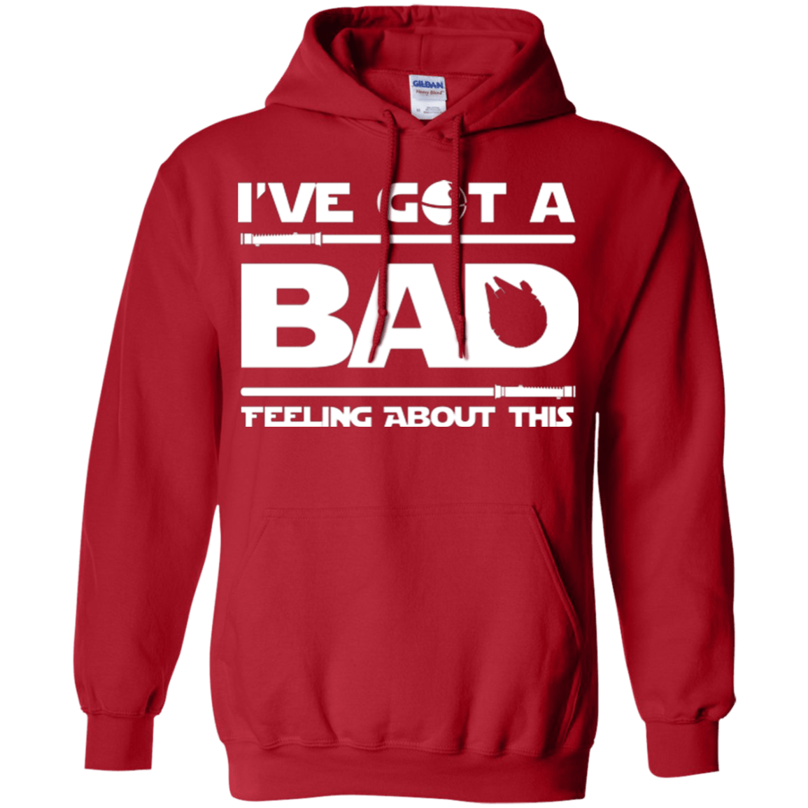 Sweatshirts Red / Small Bad Feeling Pullover Hoodie