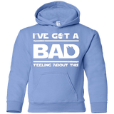 Sweatshirts Carolina Blue / YS Bad Feeling Youth Hoodie