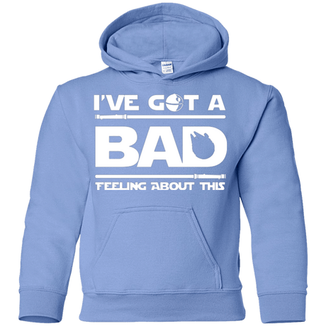 Sweatshirts Carolina Blue / YS Bad Feeling Youth Hoodie