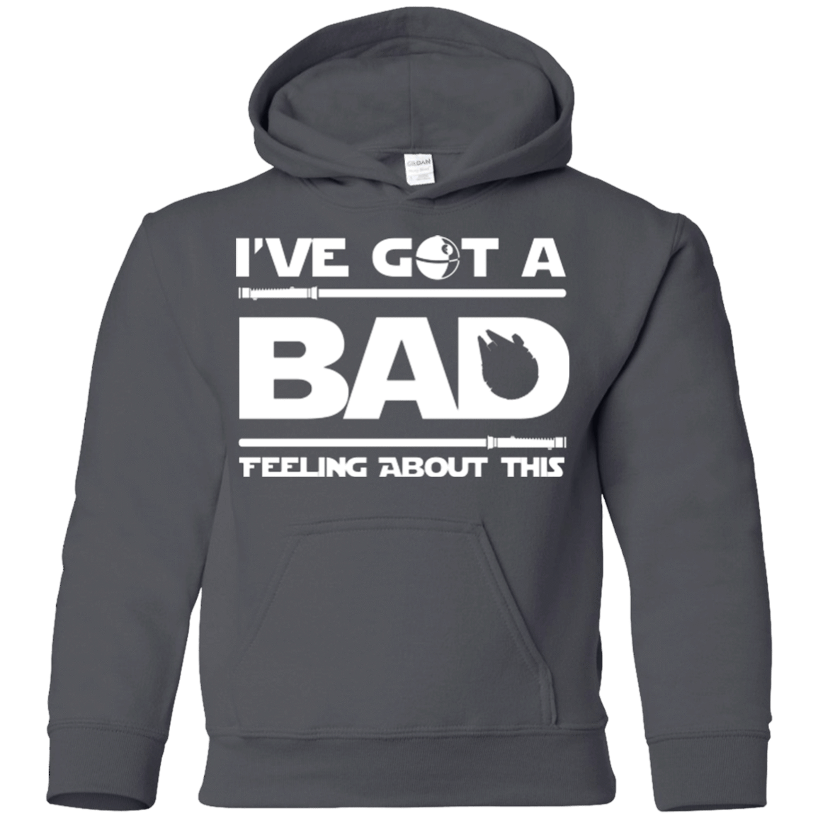 Sweatshirts Charcoal / YS Bad Feeling Youth Hoodie