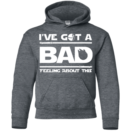 Sweatshirts Dark Heather / YS Bad Feeling Youth Hoodie