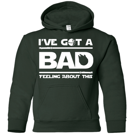 Sweatshirts Forest Green / YS Bad Feeling Youth Hoodie