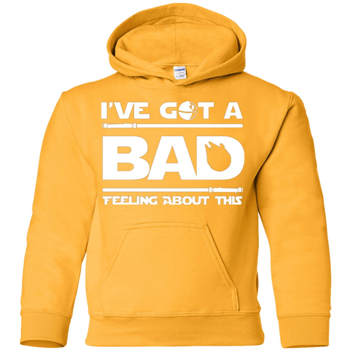 Sweatshirts Gold / YS Bad Feeling Youth Hoodie