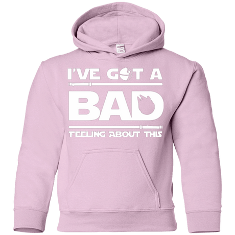 Sweatshirts Light Pink / YS Bad Feeling Youth Hoodie