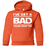 Sweatshirts Orange / YS Bad Feeling Youth Hoodie