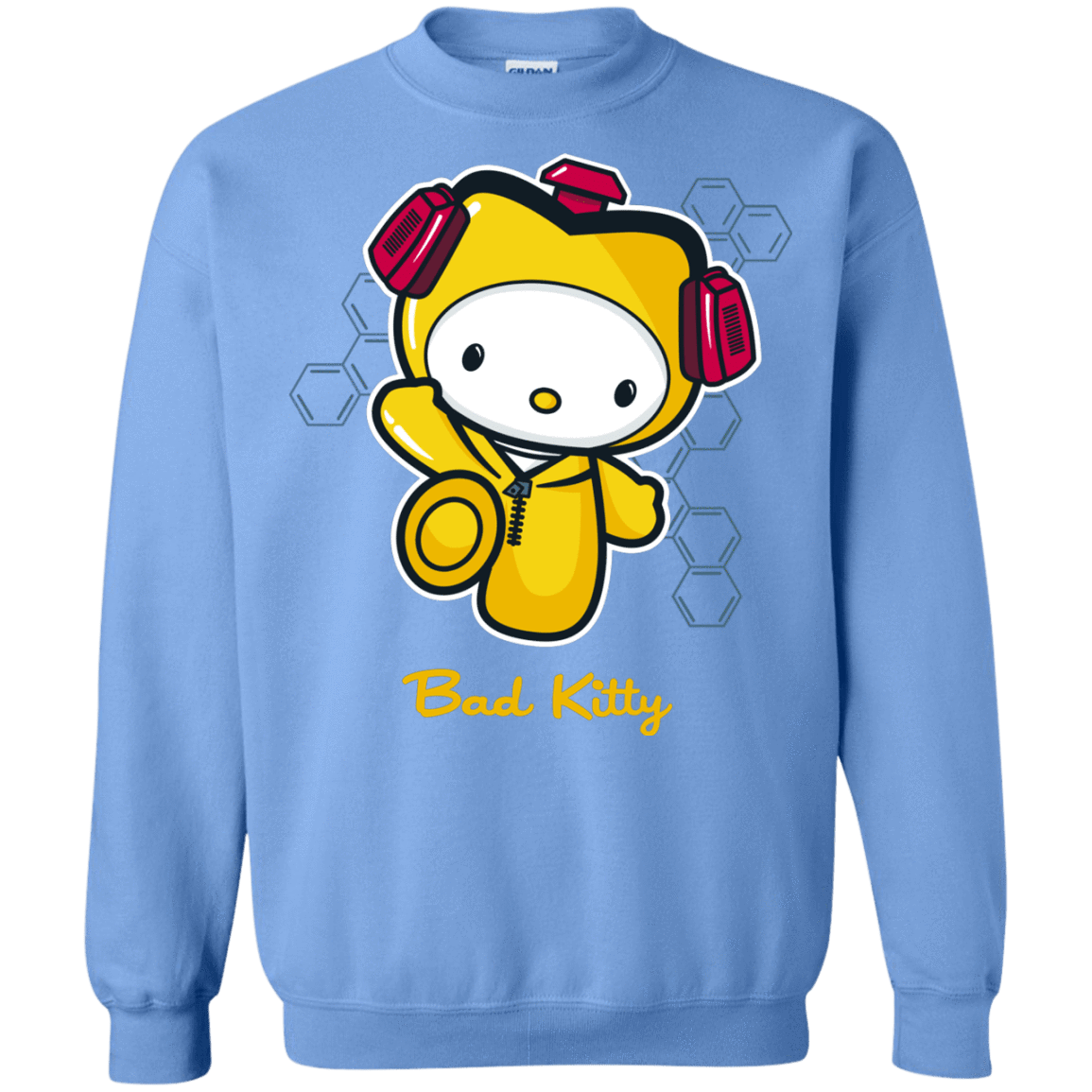 Sweatshirts Carolina Blue / Small Bad Kitty Crewneck Sweatshirt