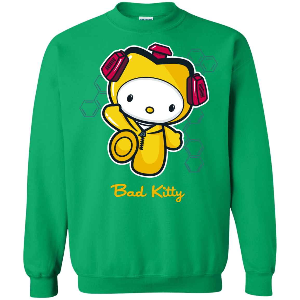 Sweatshirts Irish Green / Small Bad Kitty Crewneck Sweatshirt