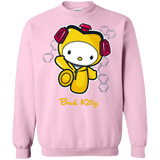 Sweatshirts Light Pink / Small Bad Kitty Crewneck Sweatshirt