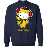 Sweatshirts Navy / Small Bad Kitty Crewneck Sweatshirt