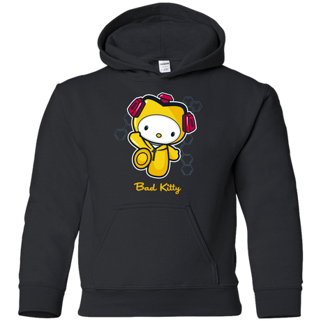 Sweatshirts Black / YS Bad Kitty Youth Hoodie
