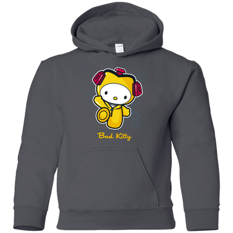 Sweatshirts Charcoal / YS Bad Kitty Youth Hoodie