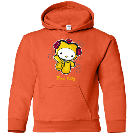 Sweatshirts Orange / YS Bad Kitty Youth Hoodie