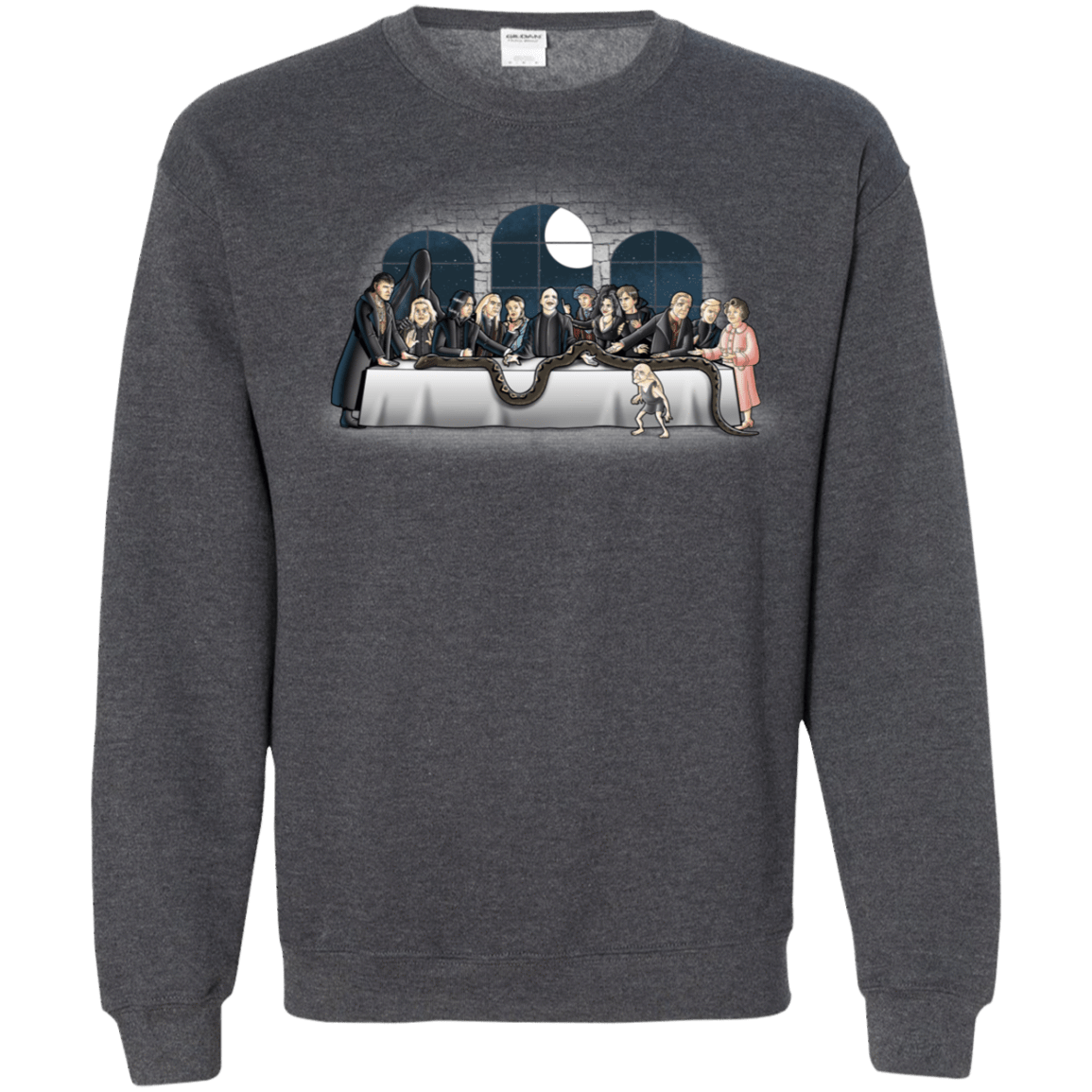 Sweatshirts Dark Heather / S Bad Magic Dinner Crewneck Sweatshirt