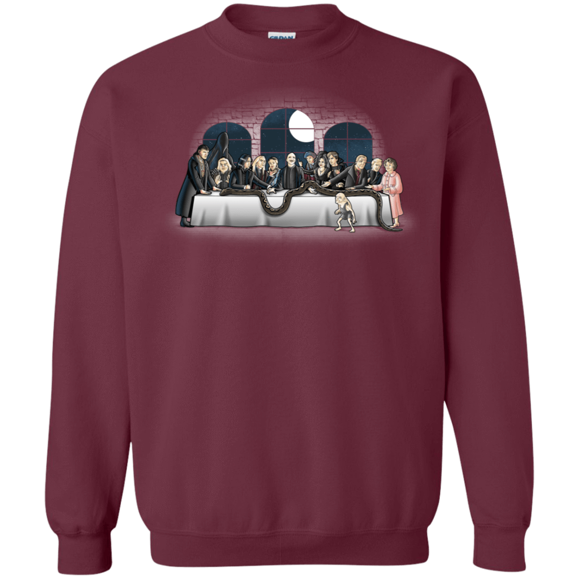 Sweatshirts Maroon / S Bad Magic Dinner Crewneck Sweatshirt