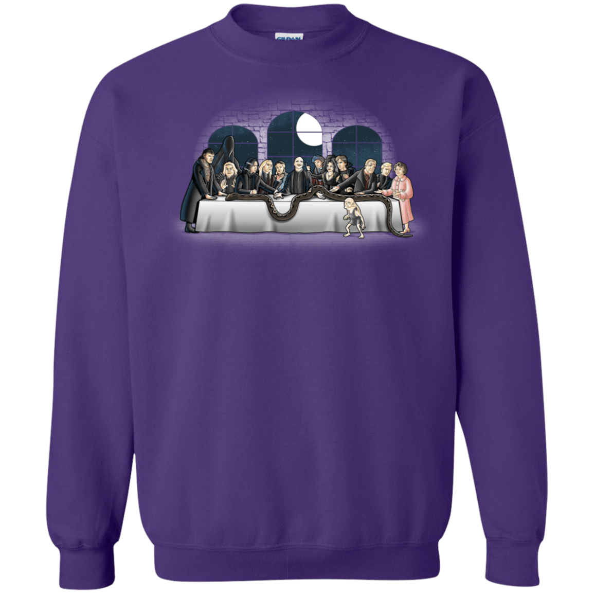 Sweatshirts Purple / S Bad Magic Dinner Crewneck Sweatshirt