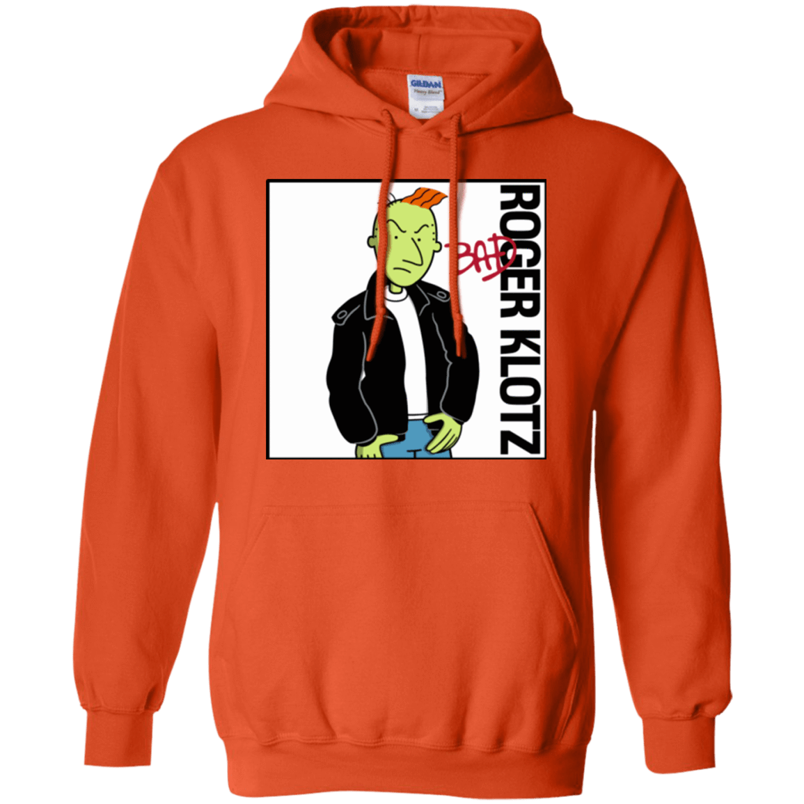 Sweatshirts Orange / Small BAD Pullover Hoodie