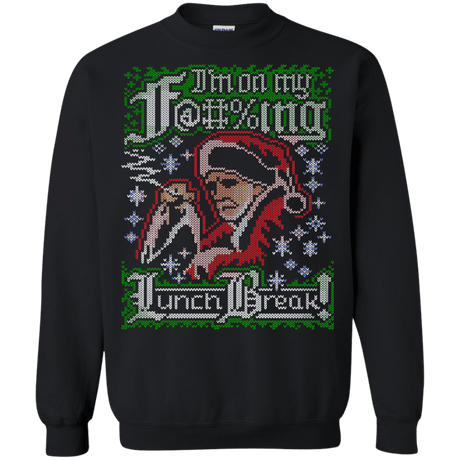 Sweatshirts Black / Small Bad Santa Ugly sweater Crewneck Sweatshirt