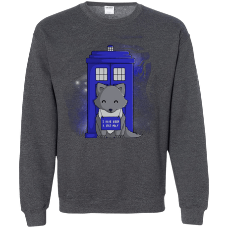 Sweatshirts Dark Heather / Small Bad Wolf Crewneck Sweatshirt