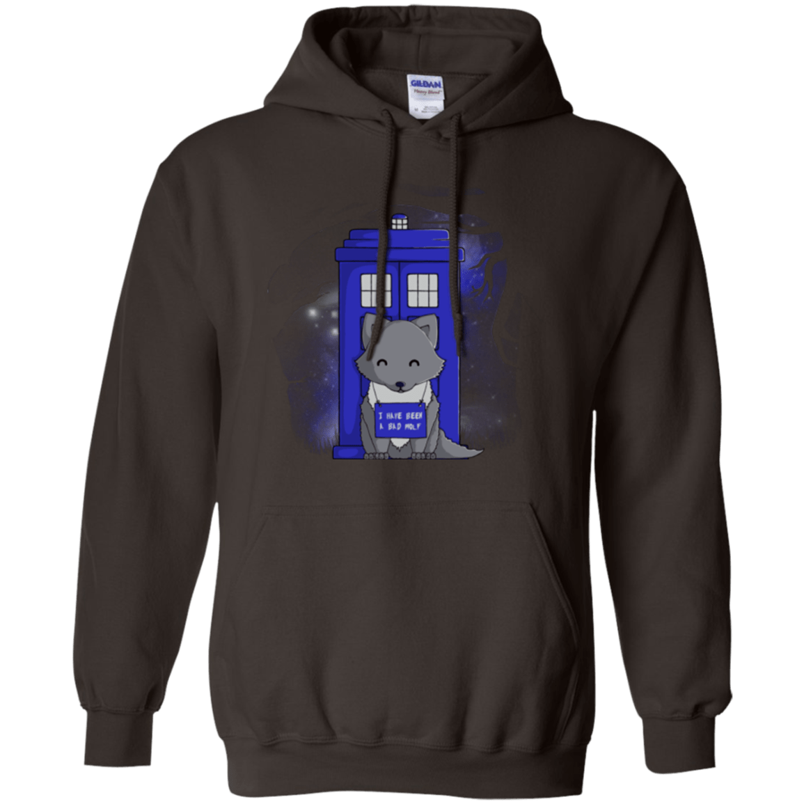 Sweatshirts Dark Chocolate / Small Bad Wolf Pullover Hoodie
