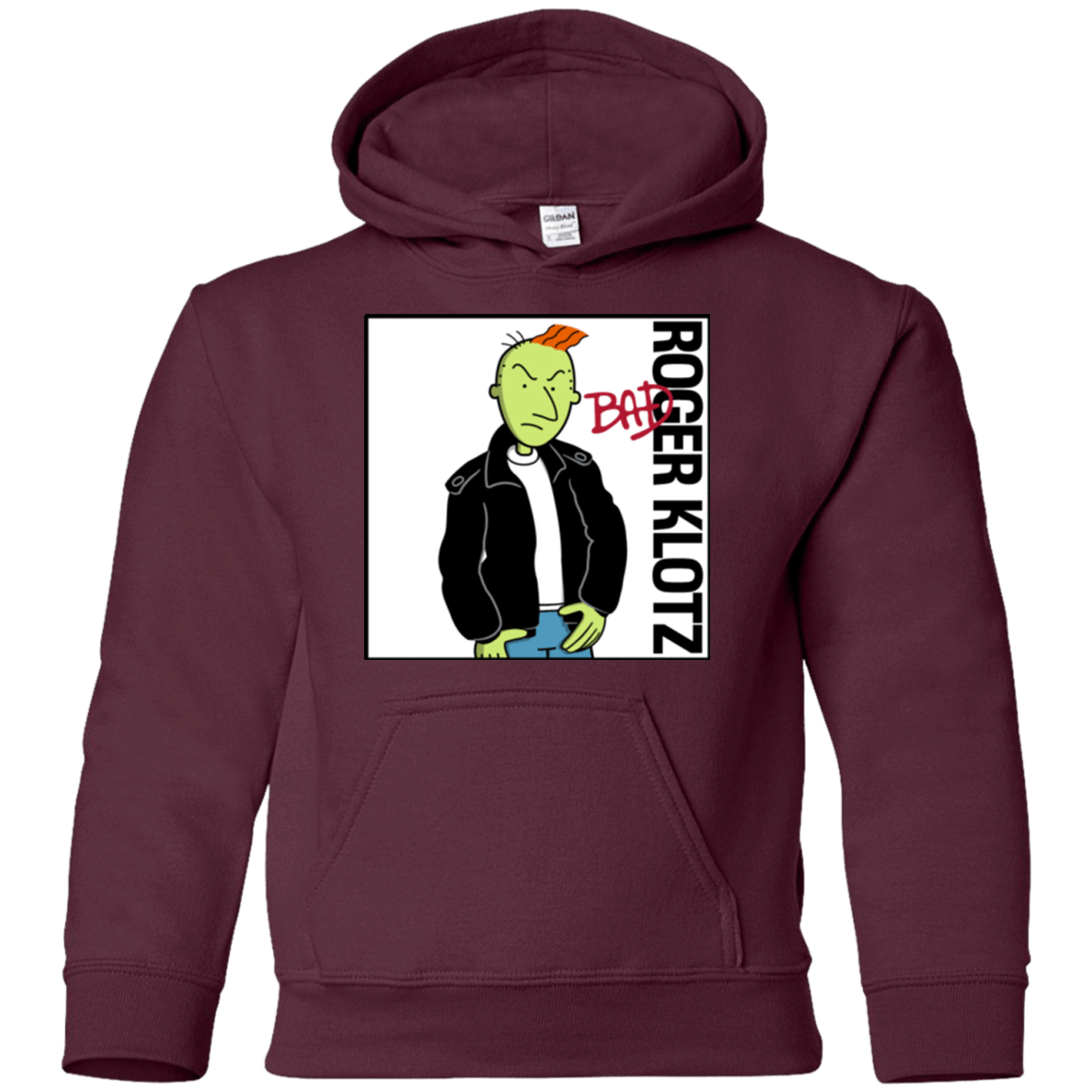 Sweatshirts Maroon / YS BAD Youth Hoodie