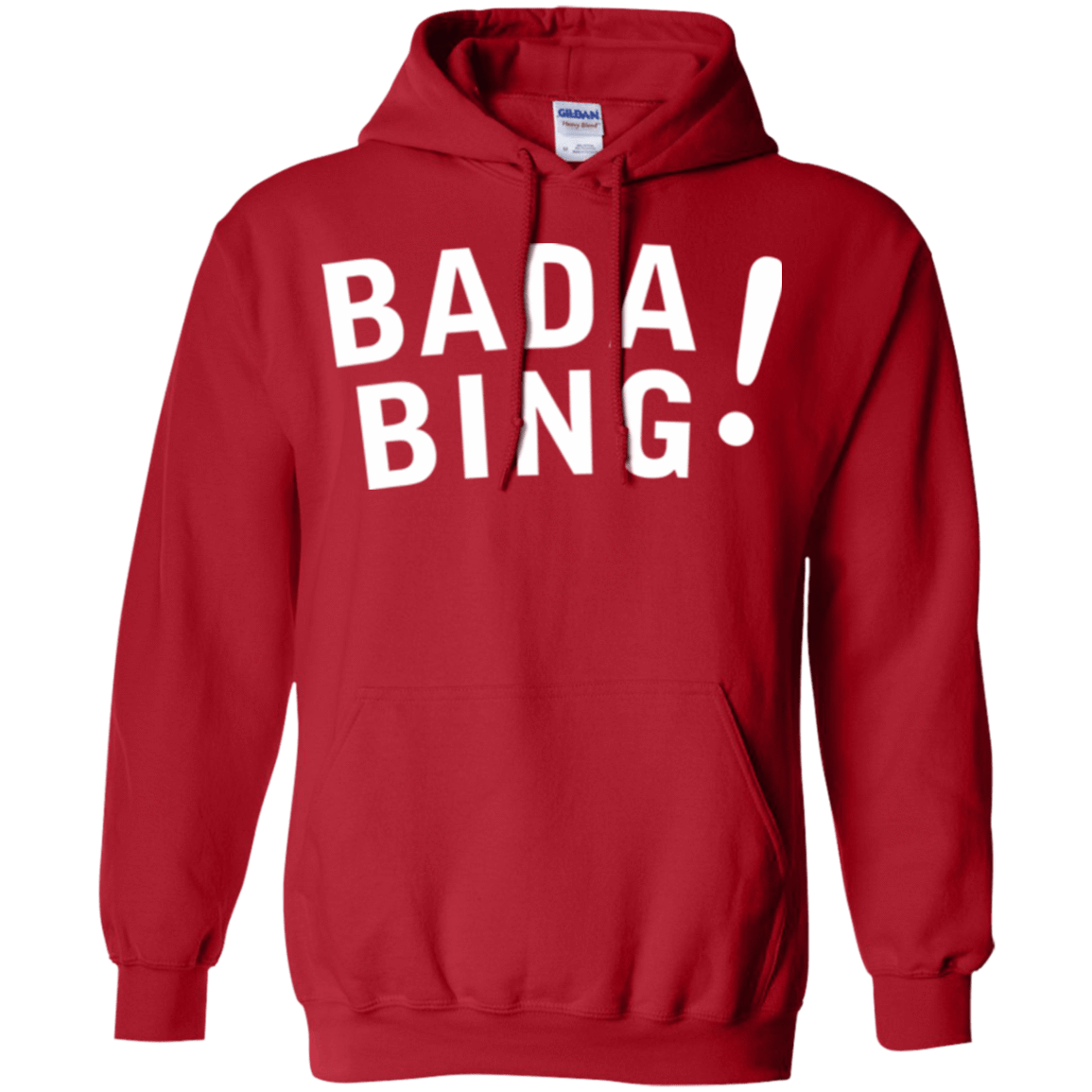 Sweatshirts Red / Small Bada bing Pullover Hoodie