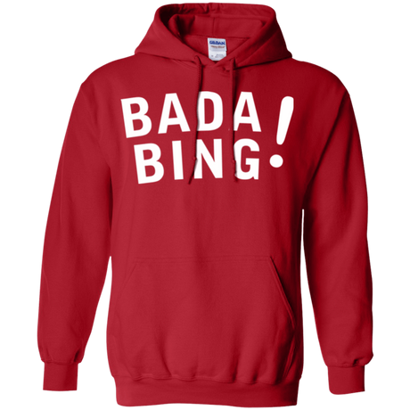 Sweatshirts Red / Small Bada bing Pullover Hoodie