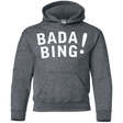 Sweatshirts Dark Heather / YS Bada bing Youth Hoodie