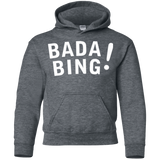 Sweatshirts Dark Heather / YS Bada bing Youth Hoodie