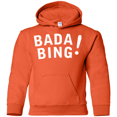 Sweatshirts Orange / YS Bada bing Youth Hoodie