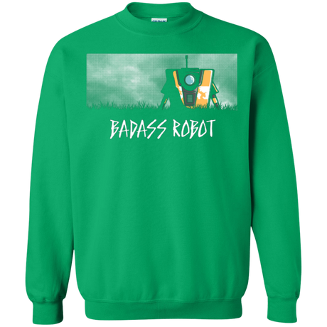 Sweatshirts Irish Green / Small BADASS ROBOT Crewneck Sweatshirt