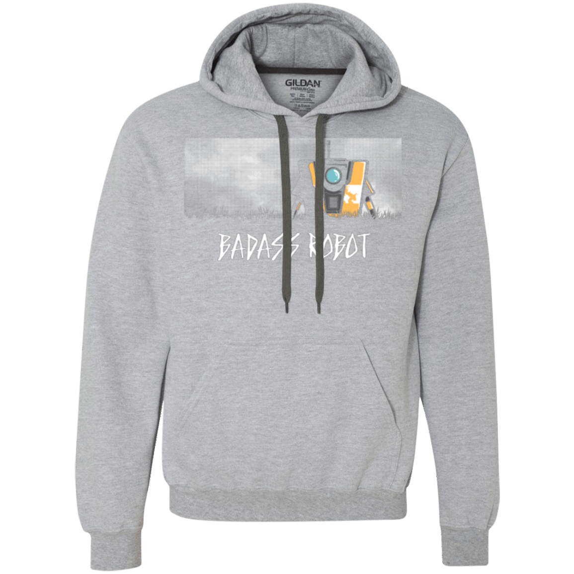 Sweatshirts Sport Grey / Small BADASS ROBOT Premium Fleece Hoodie