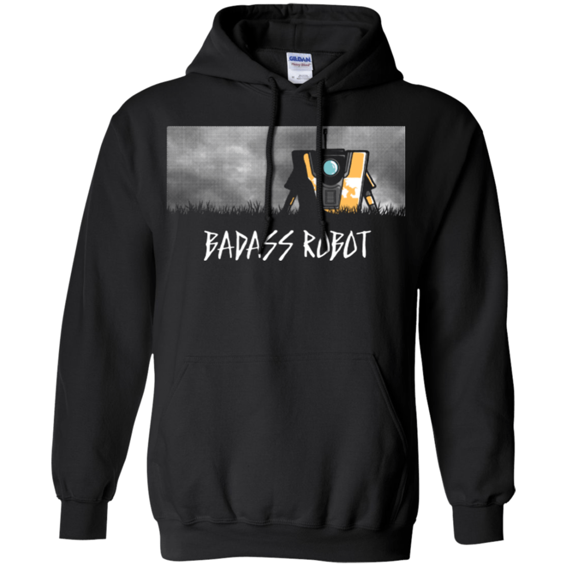 Sweatshirts Black / Small BADASS ROBOT Pullover Hoodie